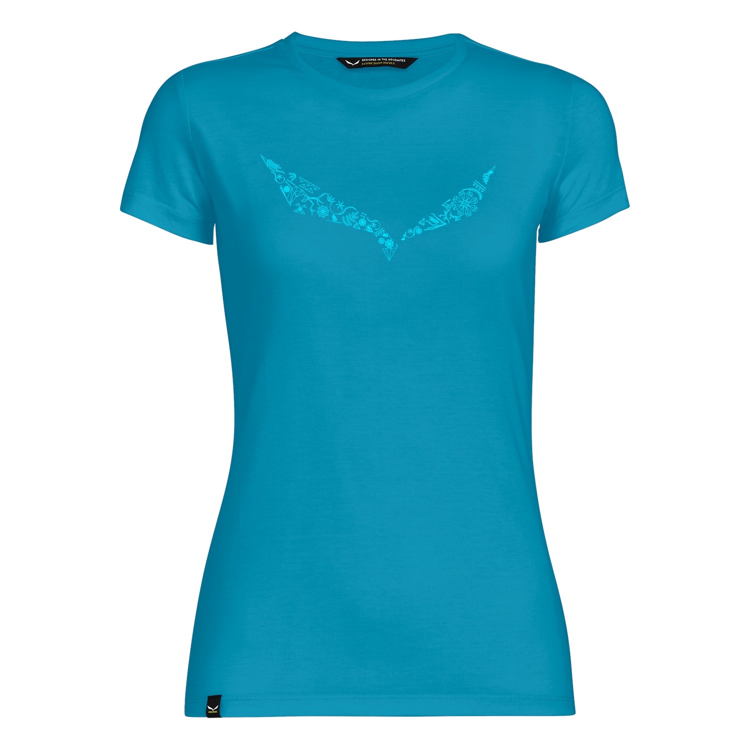 Camisetas Salewa Solidlogo Dri-Release® Mujer Azules Mexico (OW4859263)